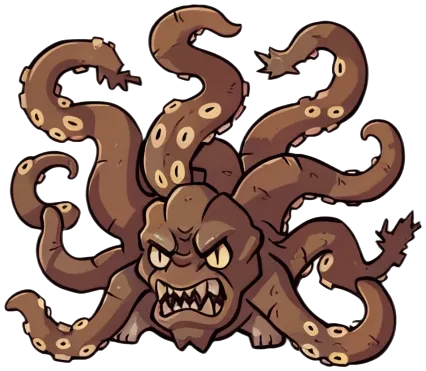 Octaros, the Reef Tyrant, a giant octopus
